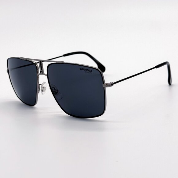 NEW CARRERA 1006/S 0TI7 SUNGLASSES MEN SILVER BLACK AVIATOR EYEWEAR CARRERA - Picture 4 of 6